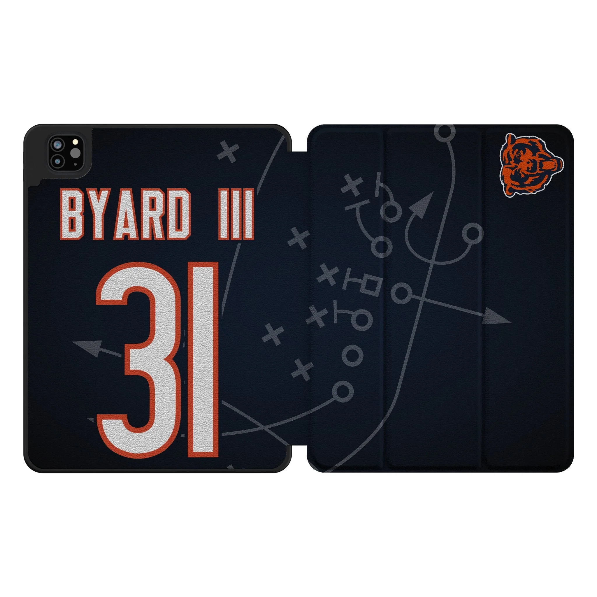 Kevin Byard III Chicago Bears 31 Ready Tablet Case for Apple iPad