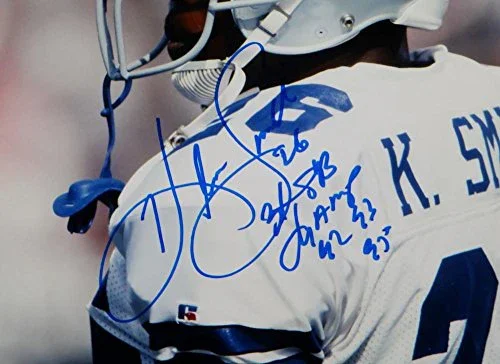 Kevin Smith Autographed Dallas Cowboys 8x10 Photo w/ Insc- Jersey Source Auth - Image 2