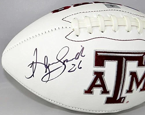 Kevin Smith Autographed Texas AM Logo Football w/ Gig 'Em- Jersey Source Auth - Image 2