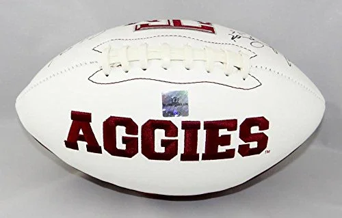 Kevin Smith Autographed Texas AM Logo Football w/ Gig 'Em- Jersey Source Auth - Image 4