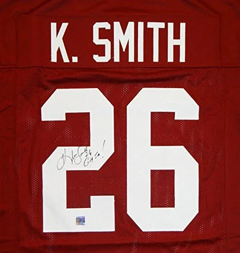 Kevin Smith Signed Maroon College Style Jersey w/ Insc- The Jersey Source Auth 2 - Image 2