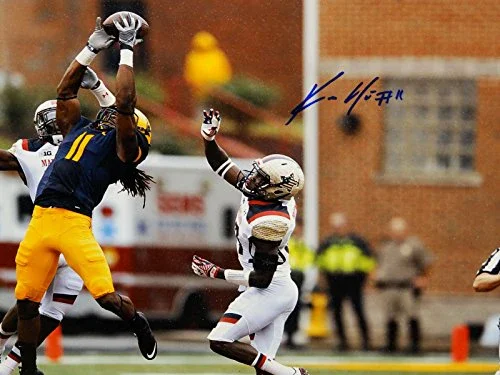 Kevin White Autographed 16x20 West Virginia Horizontal Catch Photo with JSA-W - Image 2