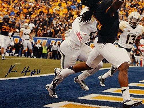 Kevin White Autographed 16x20 West Virginia One Hand Catch Photo with JSA-W - Image 2