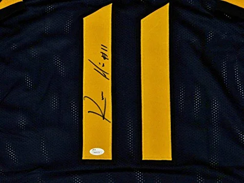 Kevin White Autographed Blue w/ Yellow College-Style Jersey- JSA Auth - Image 2