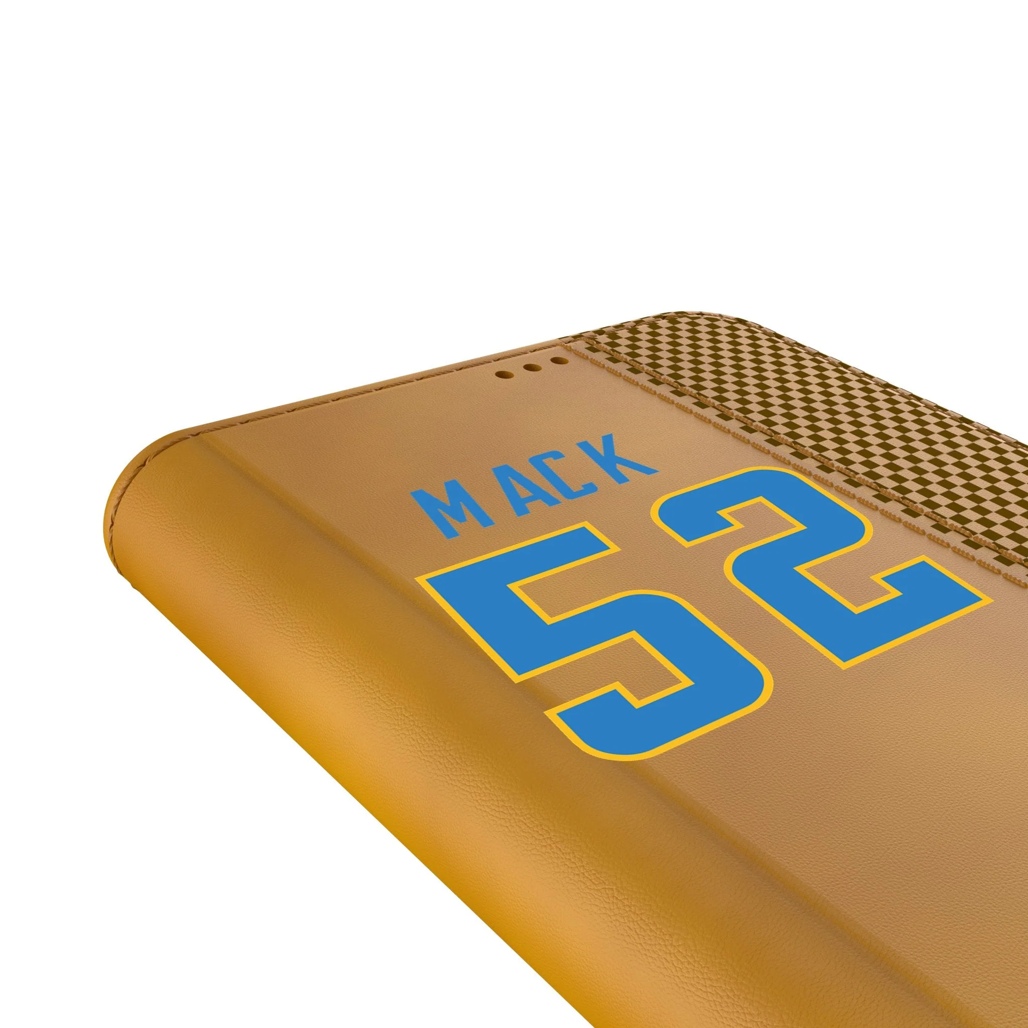 Khalil Mack Los Angeles Chargers 52 Game Tactic Folio Phone Case for Samsung Galaxy - Image 5