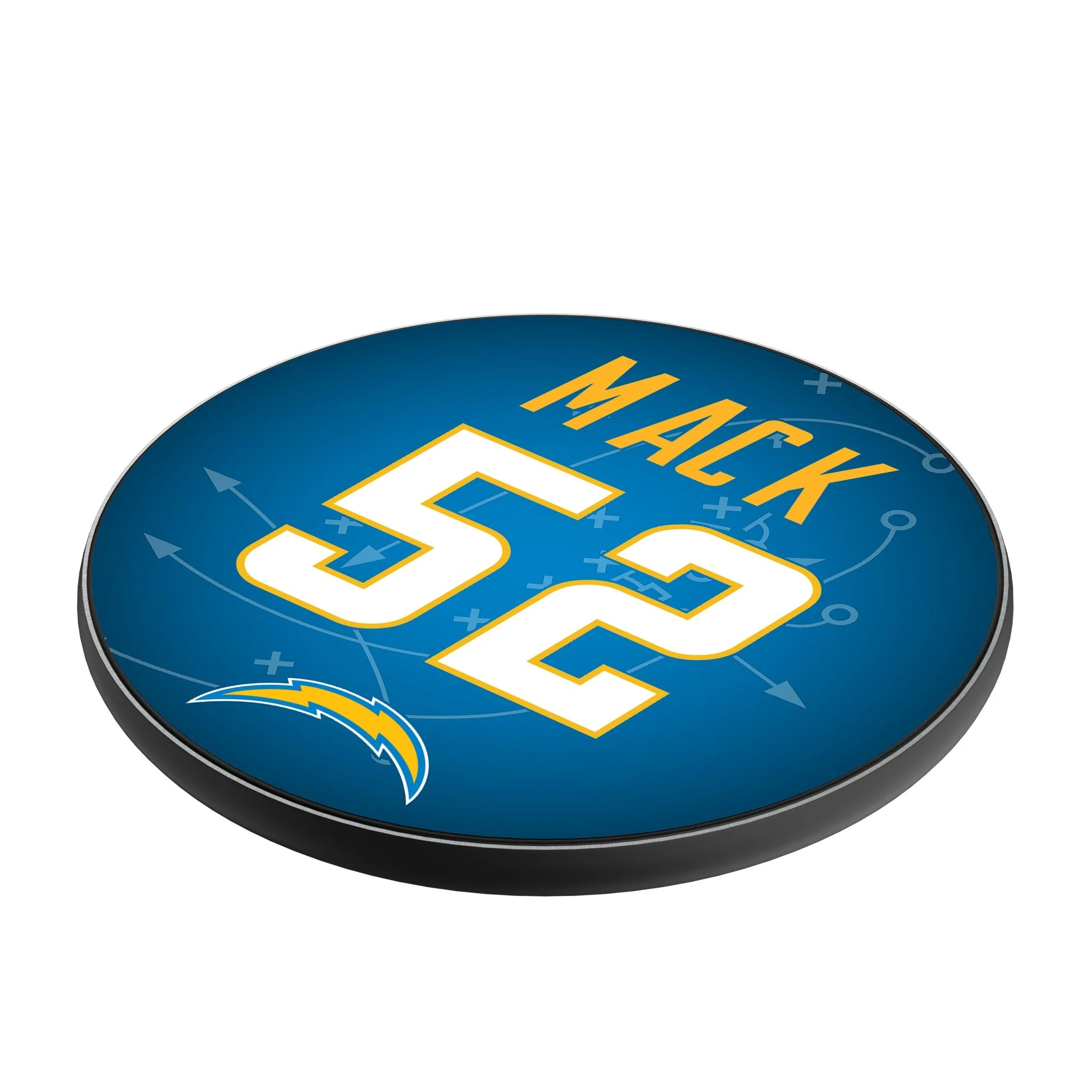 Khalil Mack Los Angeles Chargers 52 Ready 15-Watt Wireless Charger - Image 2