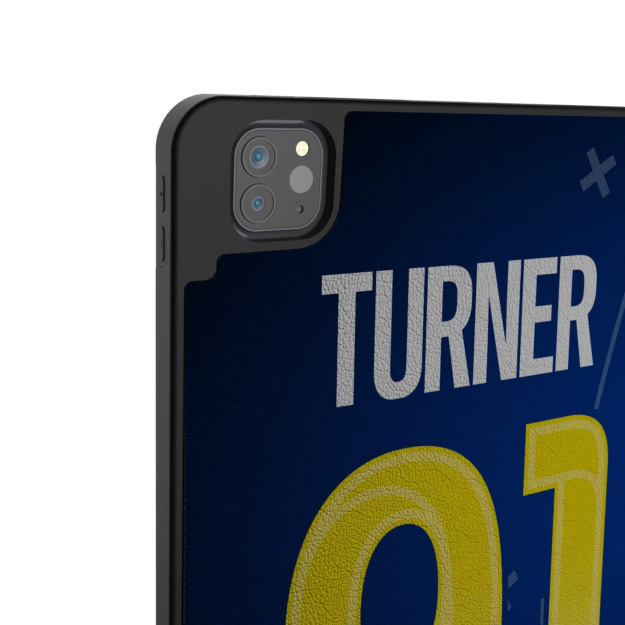 Kobie Turner Los Angeles Rams 91 Ready Tablet Case for Apple iPad - Image 3