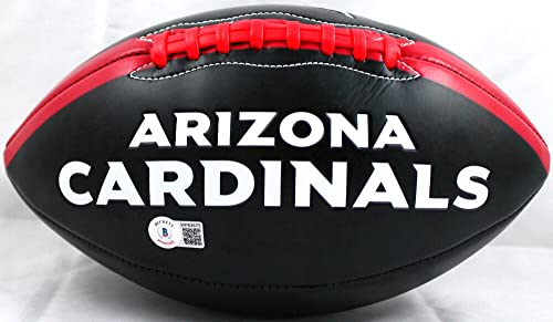 Kurt Warner Autographed Arizona Cardinals Black Logo Football-Beckett W Hologram White - Image 4