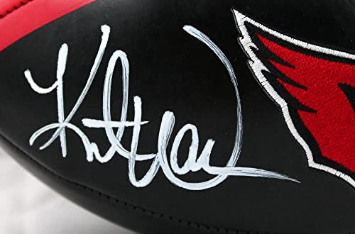 Kurt Warner Autographed Arizona Cardinals Black Logo Football-Beckett W Hologram White - Image 5