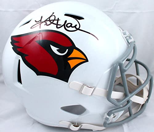 Kurt Warner Autographed Arizona Cardinals F/S Speed Helmet-Beckett W Hologram Black