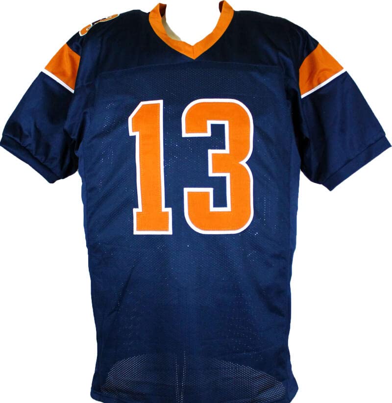 Kurt Warner Autographed Blue/Gold Pro Style STAT Jersey #2-Beckett W Hologram - Image 4