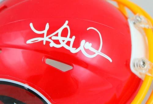 Kurt Warner Autographed Cardinals Flash Speed Mini Helmet-Beckett W Hologram White - Image 3