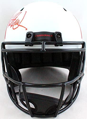Kurt Warner Autographed Cardinals Lunar Speed F/S Helmet- Beckett W Red - Image 4