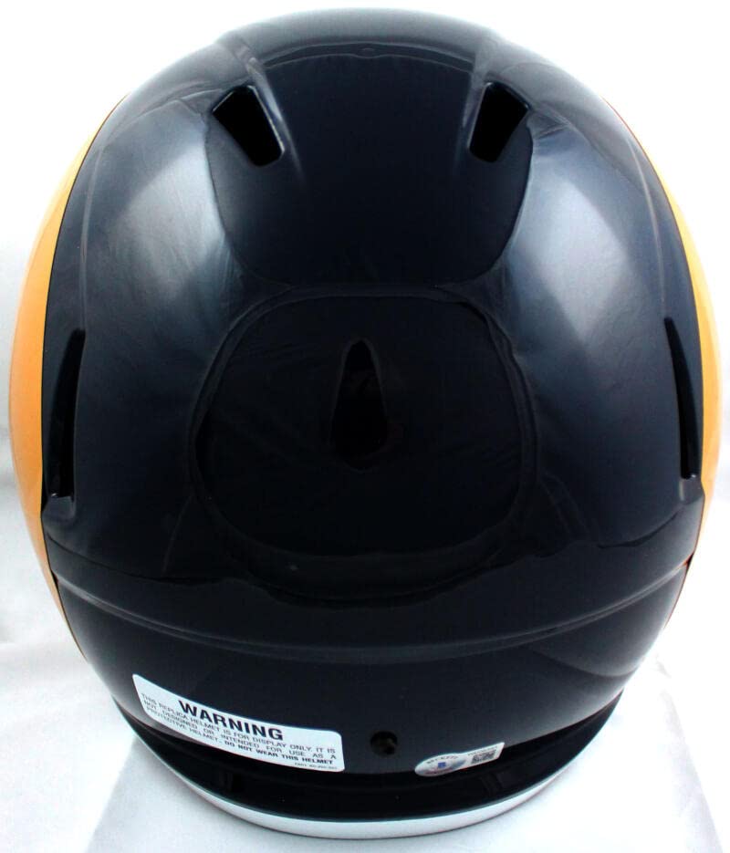 Kurt Warner Signed St. Louis Rams 00-16 Speed F/S Helmet-Beckett W Hologram Black - Image 5