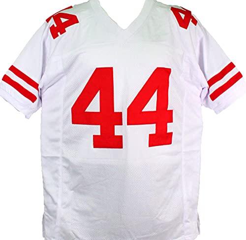 Kyle Juszczyk Autographed White Pro Style Jersey- Beckett W Hologram Black - Image 2