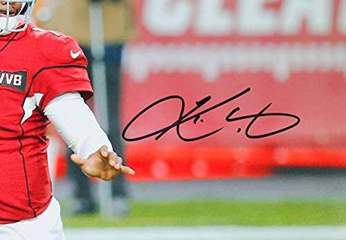 Kyler Murray Autographed Arizona Cardinals Eagle Eye Yellow Cleats 16x20 Photo- Beckett W Black - Image 2