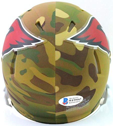 Kyler Murray Autographed Cardinals Camo Mini Helmet - Beckett Witness White - Image 2