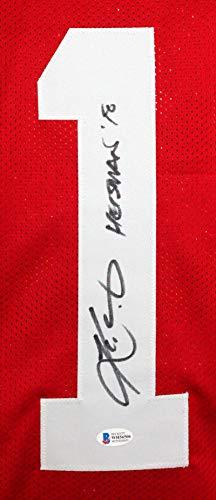 Kyler Murray Autographed Maroon College Style Jersey w/Heisman- Beckett WBlack - Image 3