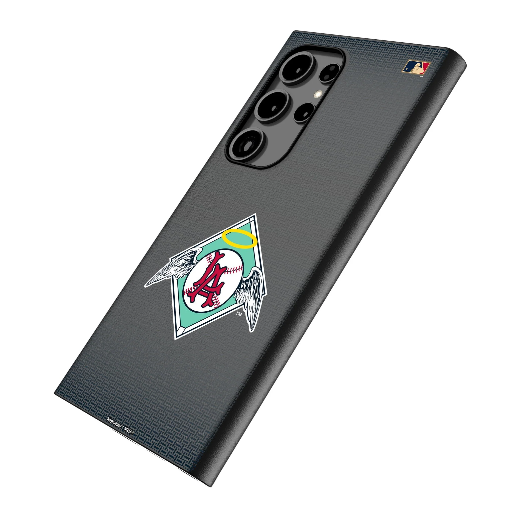 LA Angels 1961-1965 - Cooperstown Collection Linen MagSafe Compatible Phone Case for Samsung Galaxy - Image 2