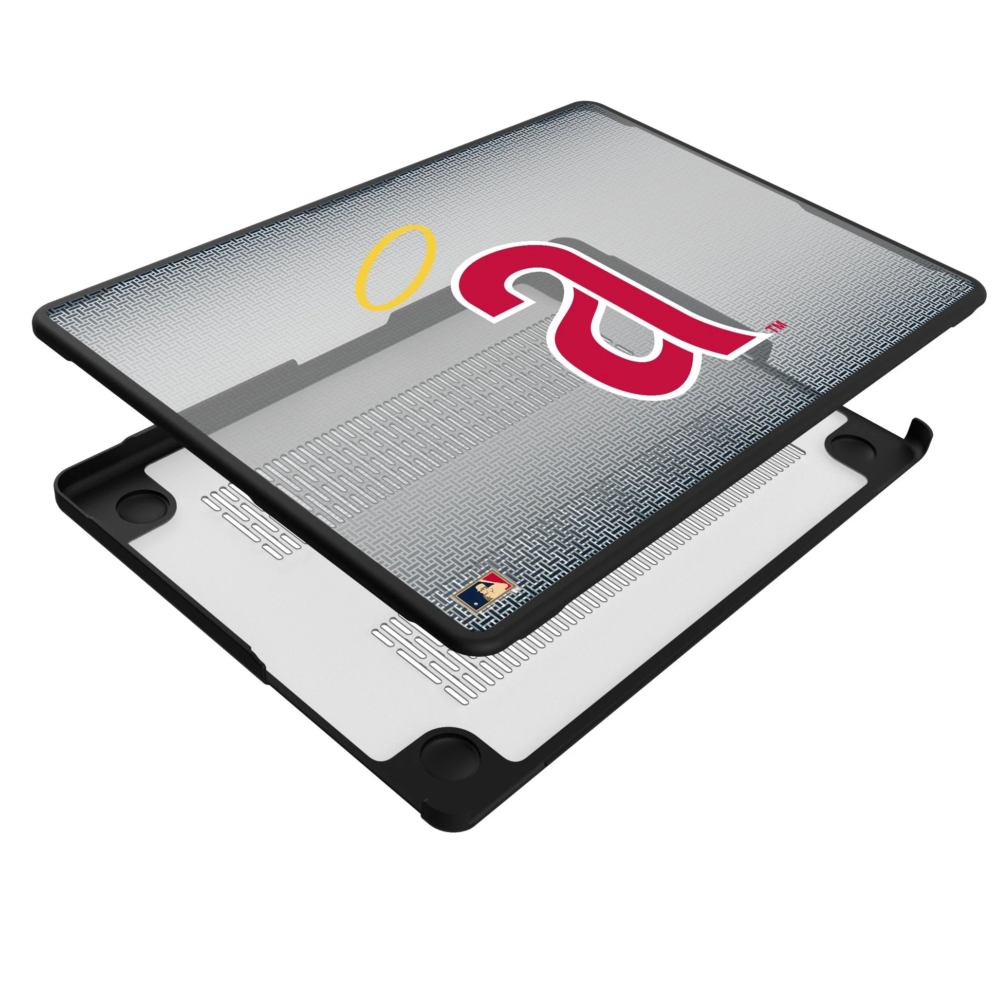 LA Angels 1971 - Cooperstown Collection Linen Laptop Case for Apple MacBook - Image 4