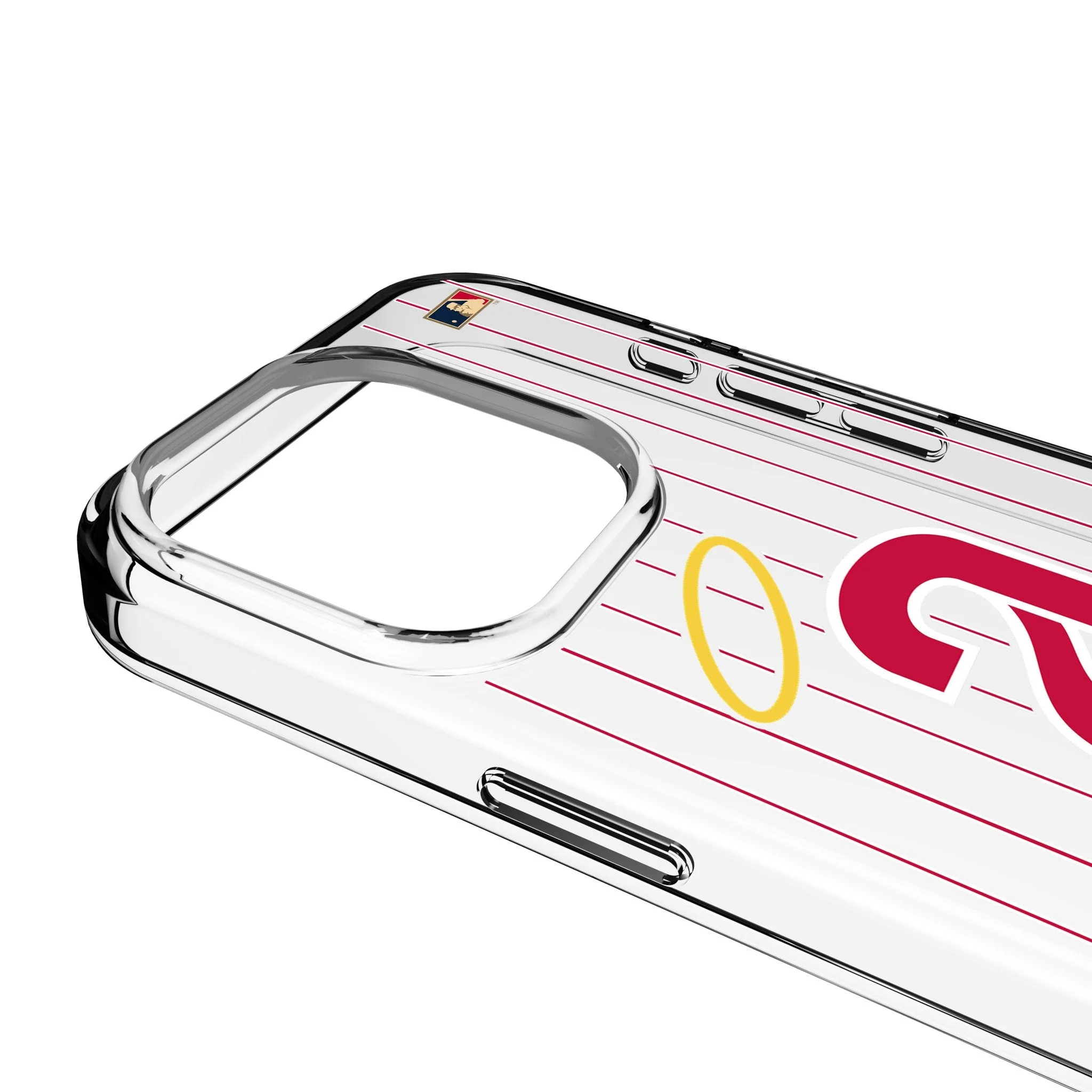 LA Angels 1971 - Cooperstown Collection Pinstripe Clear Phone Case for Apple iPhone - Image 3