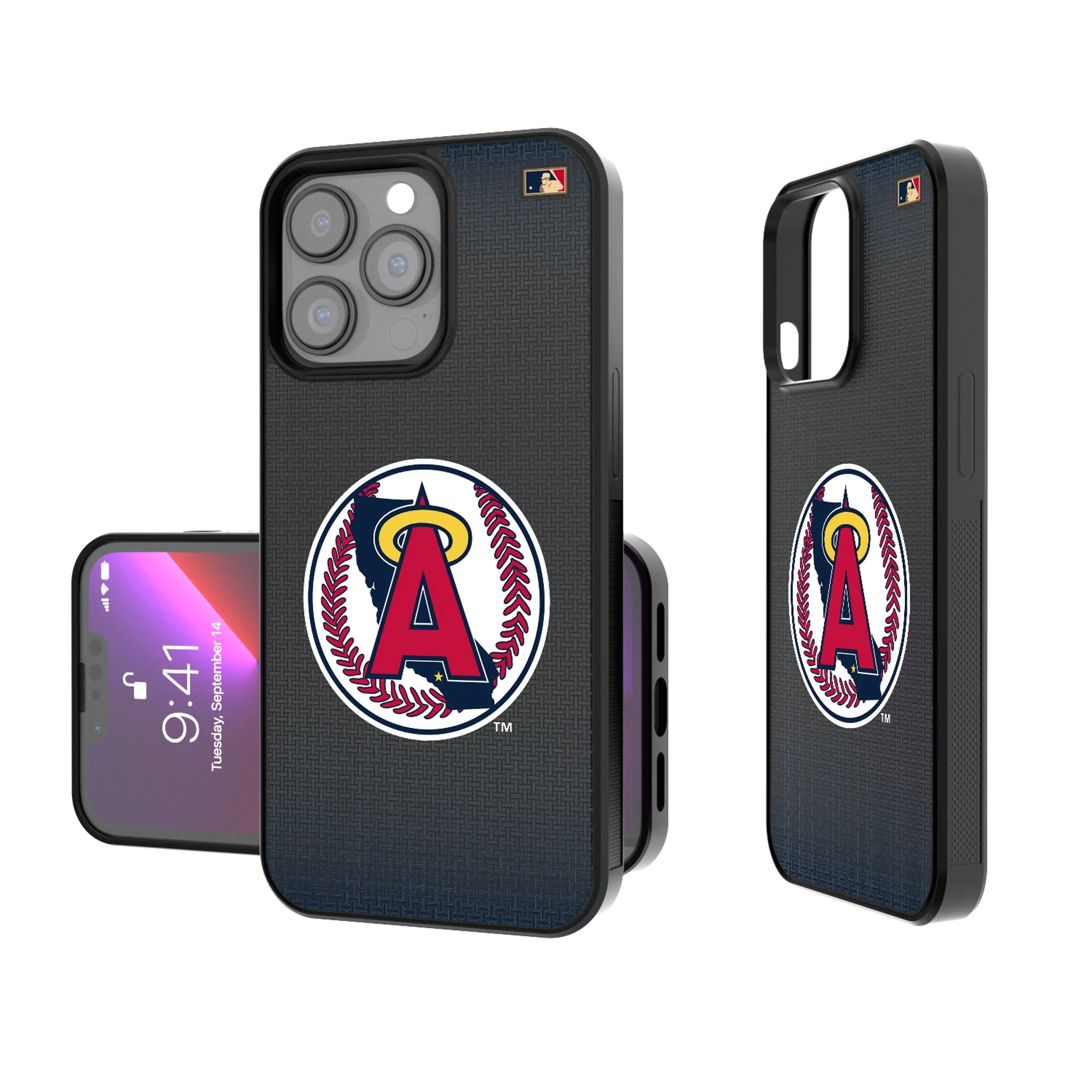 LA Angels 1986-1992 - Cooperstown Collection Linen Bump Phone Case