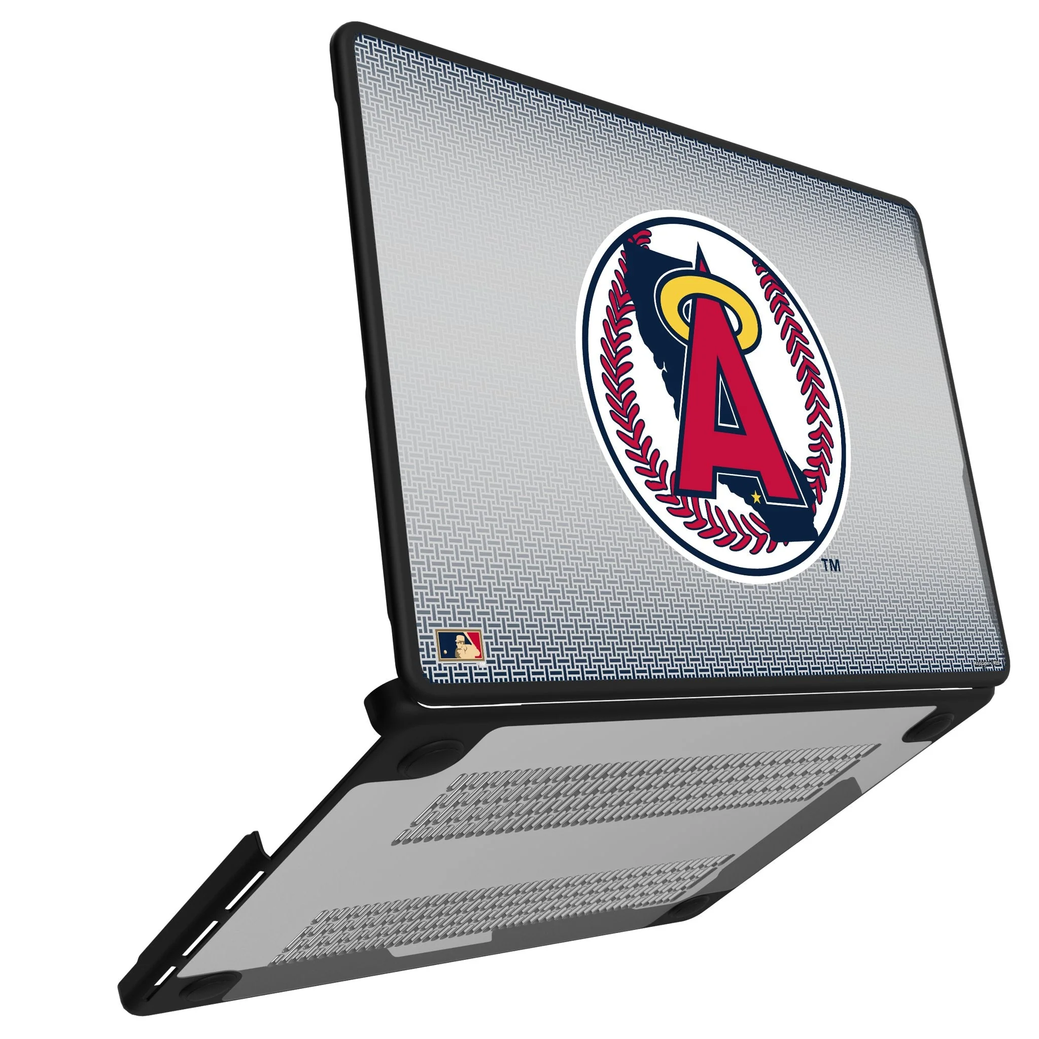 LA Angels 1986-1992 - Cooperstown Collection Linen Laptop Case for Apple MacBook - Image 2