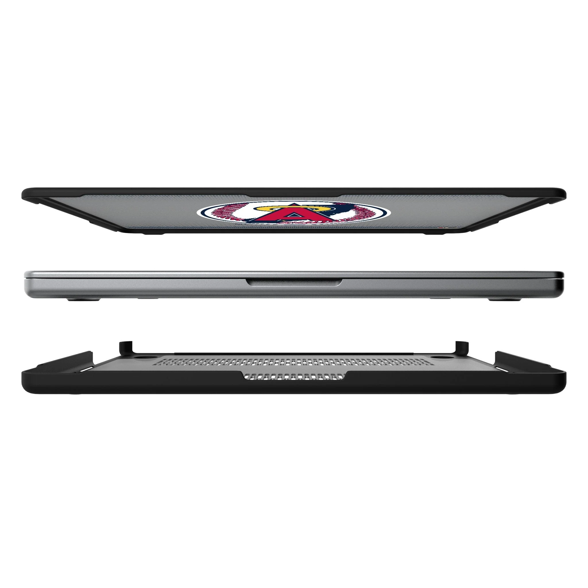 LA Angels 1986-1992 - Cooperstown Collection Linen Laptop Case for Apple MacBook - Image 7