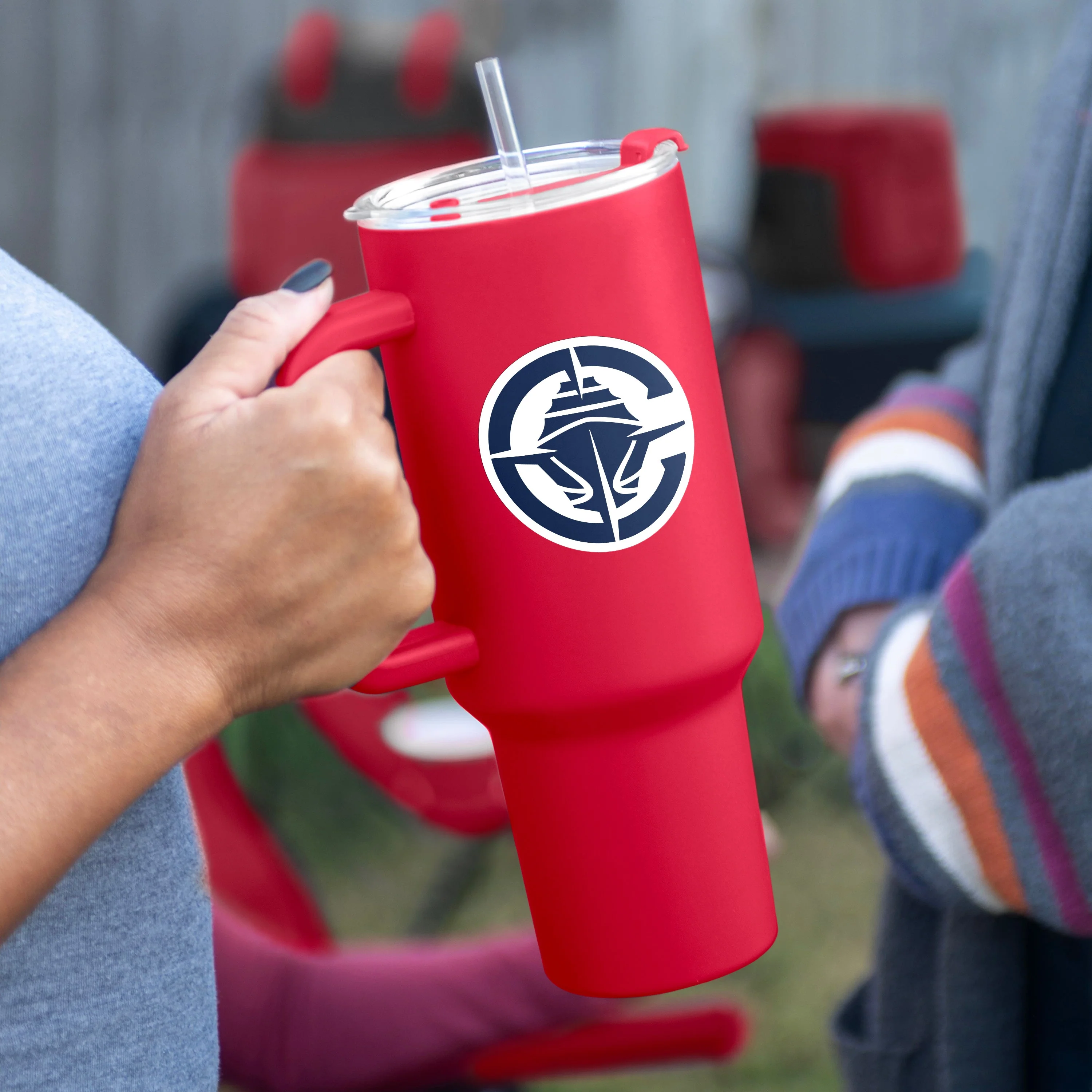 LA Clippers 40oz Flipside Powder Coat Tumbler - Image 2