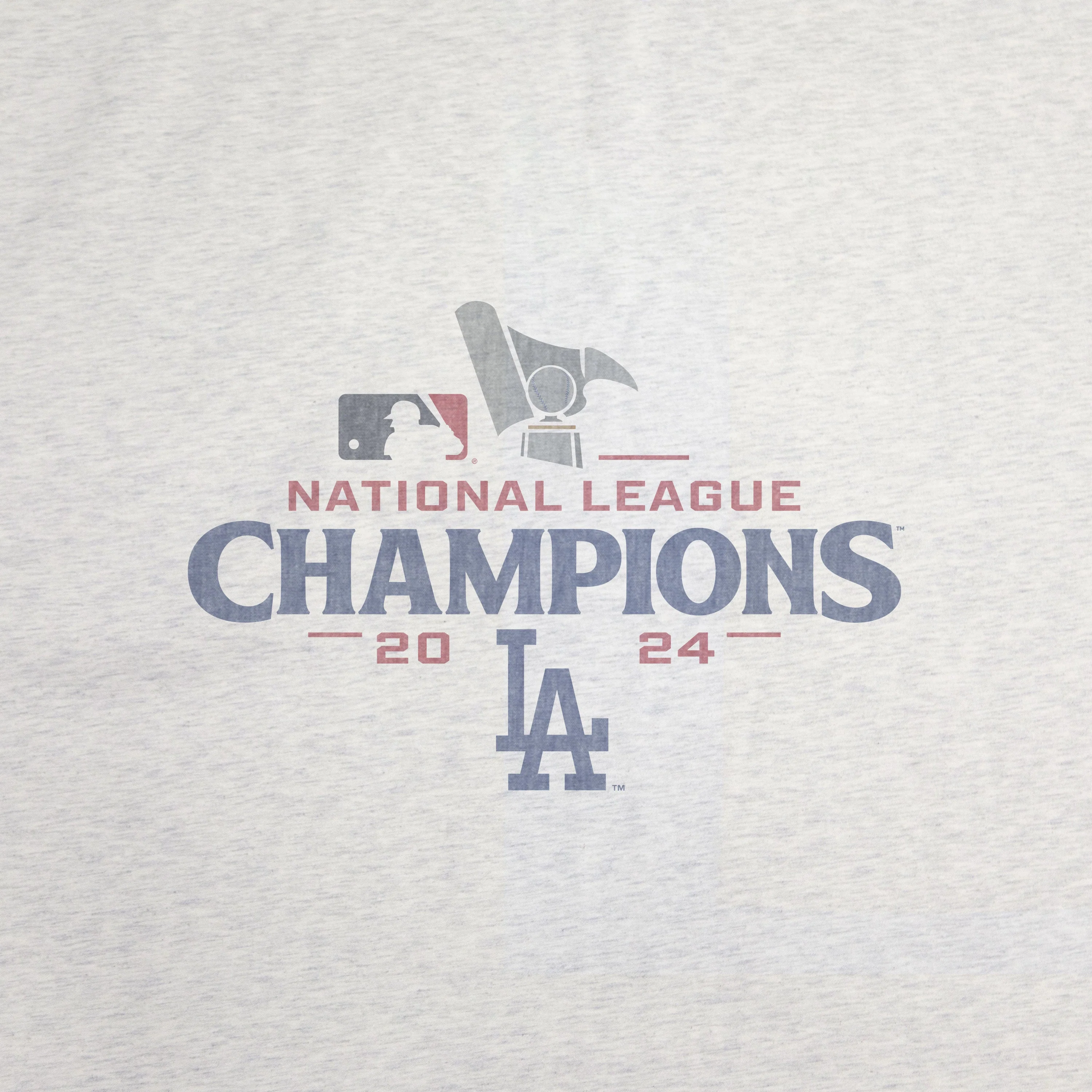 LA Dodgers 2024 National League Champs Sublimated Sweatshirt Blanket - Image 2