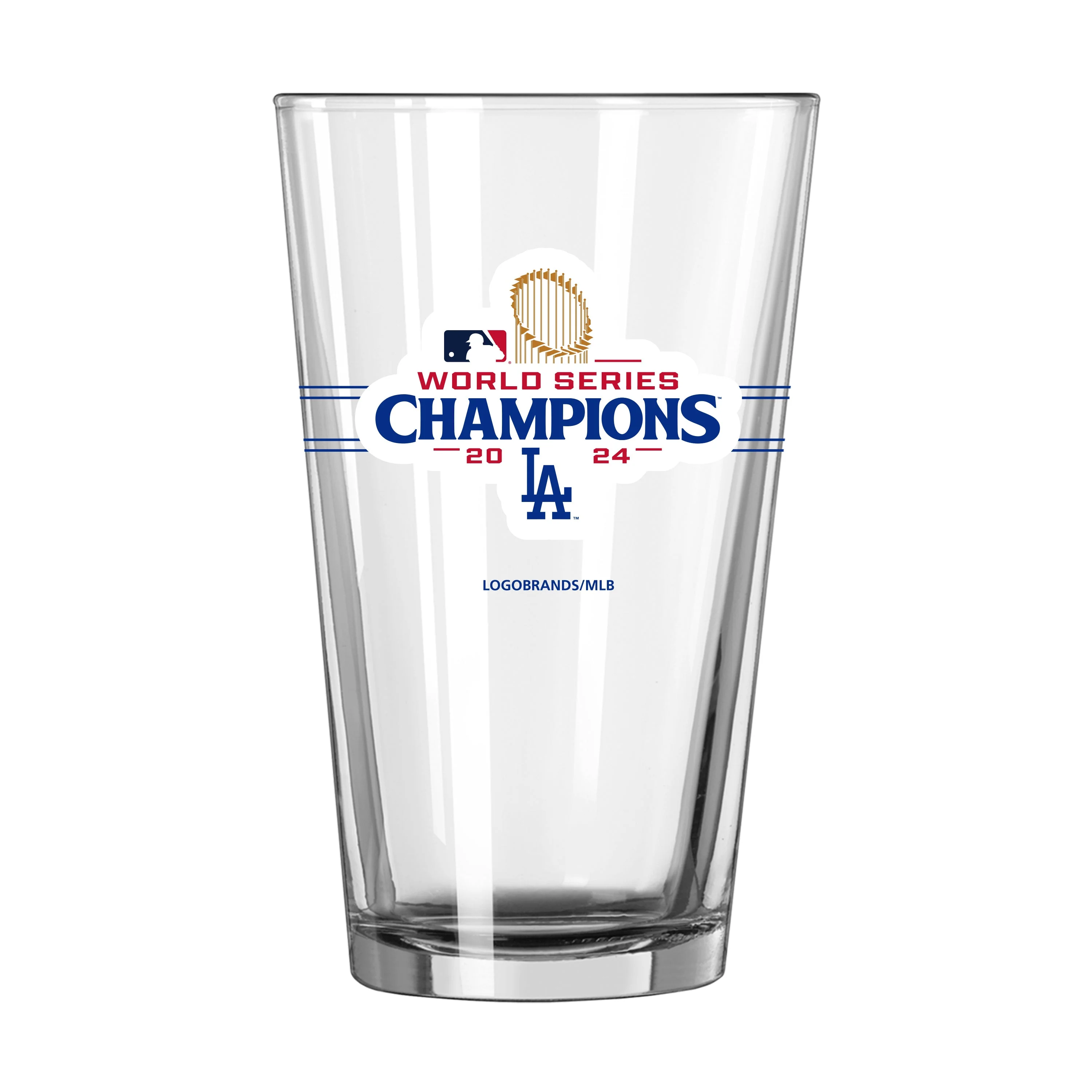 LA Dodgers 2024 World Series Champs 16oz Pint Glass