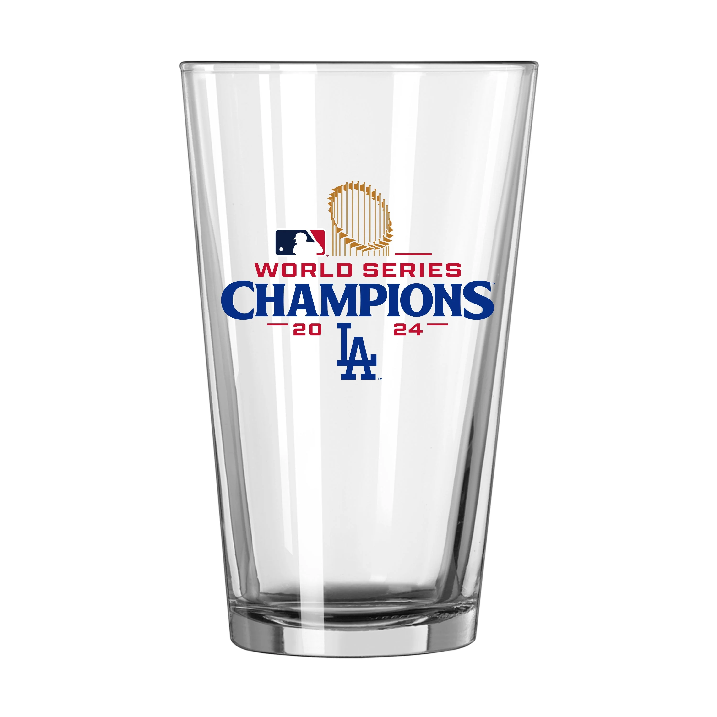 LA Dodgers 2024 World Series Champs 16oz Summary Pint Glass