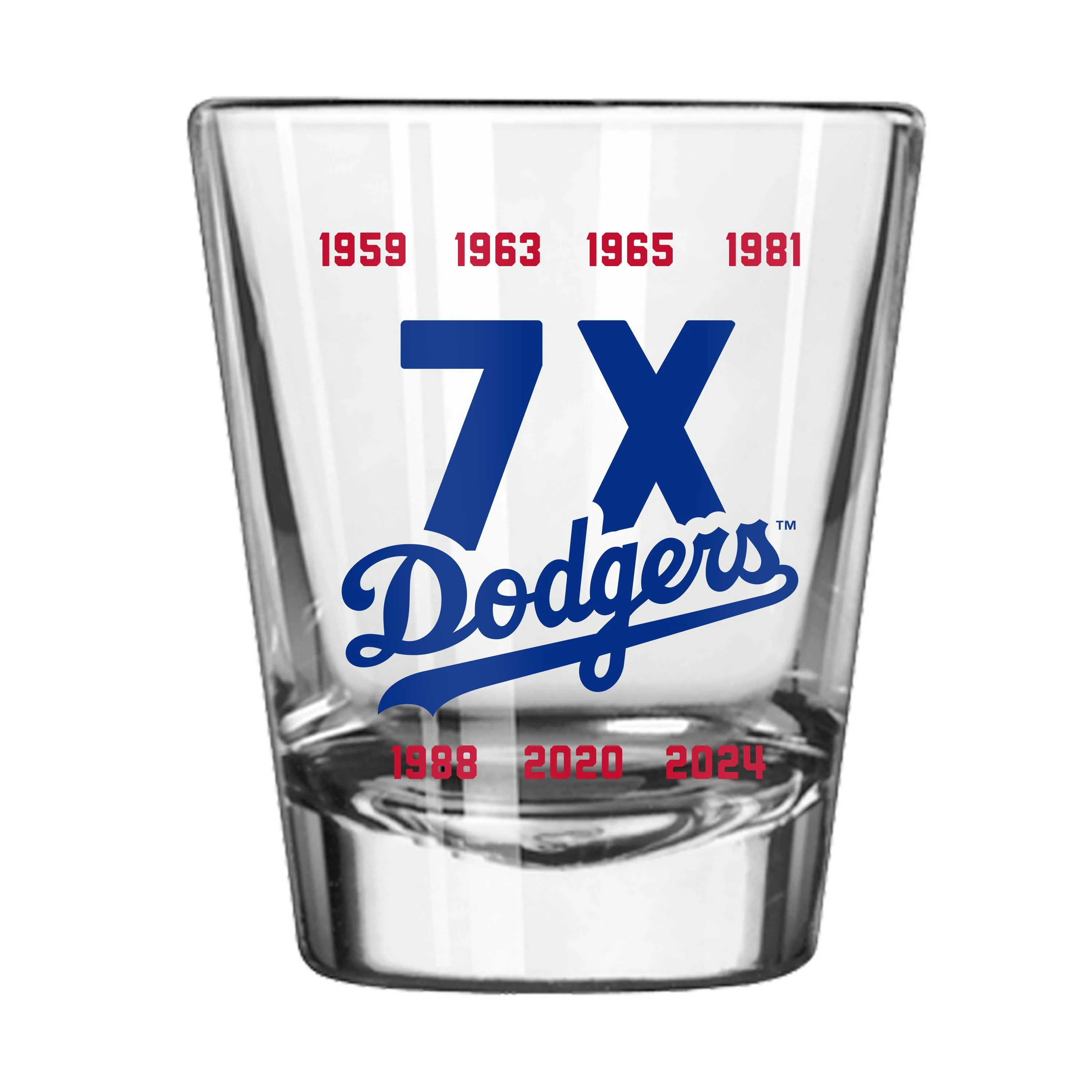 LA Dodgers 2024 World Series Champs 2oz Repeat Shot Glass - Image 2