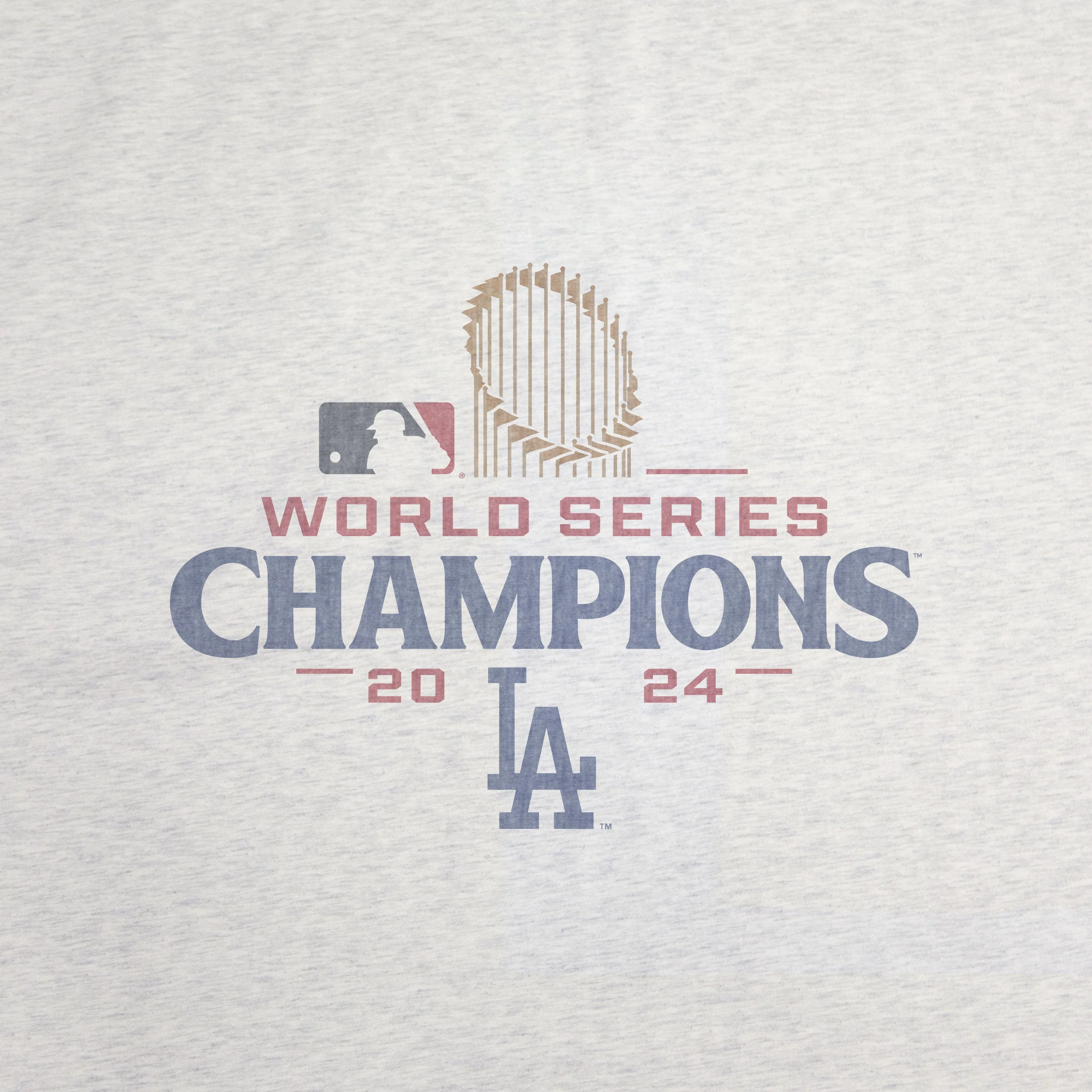 LA Dodgers 2024 World Series Champs Sublimated Sweatshirt Blanket - Image 2