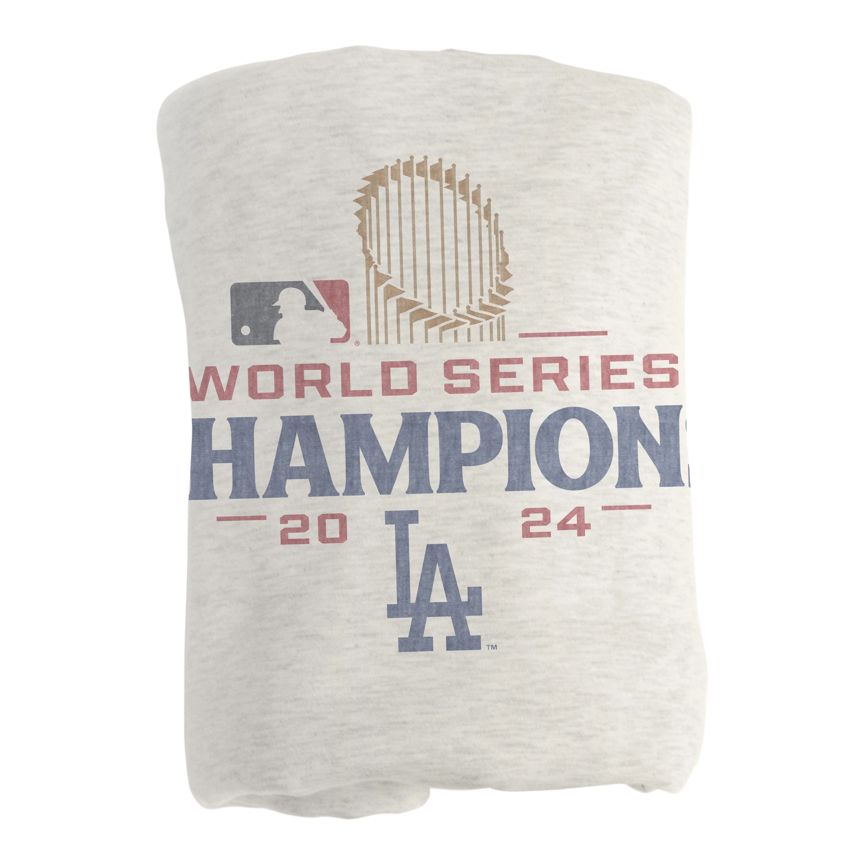 LA Dodgers 2024 World Series Champs Sublimated Sweatshirt Blanket - Image 3