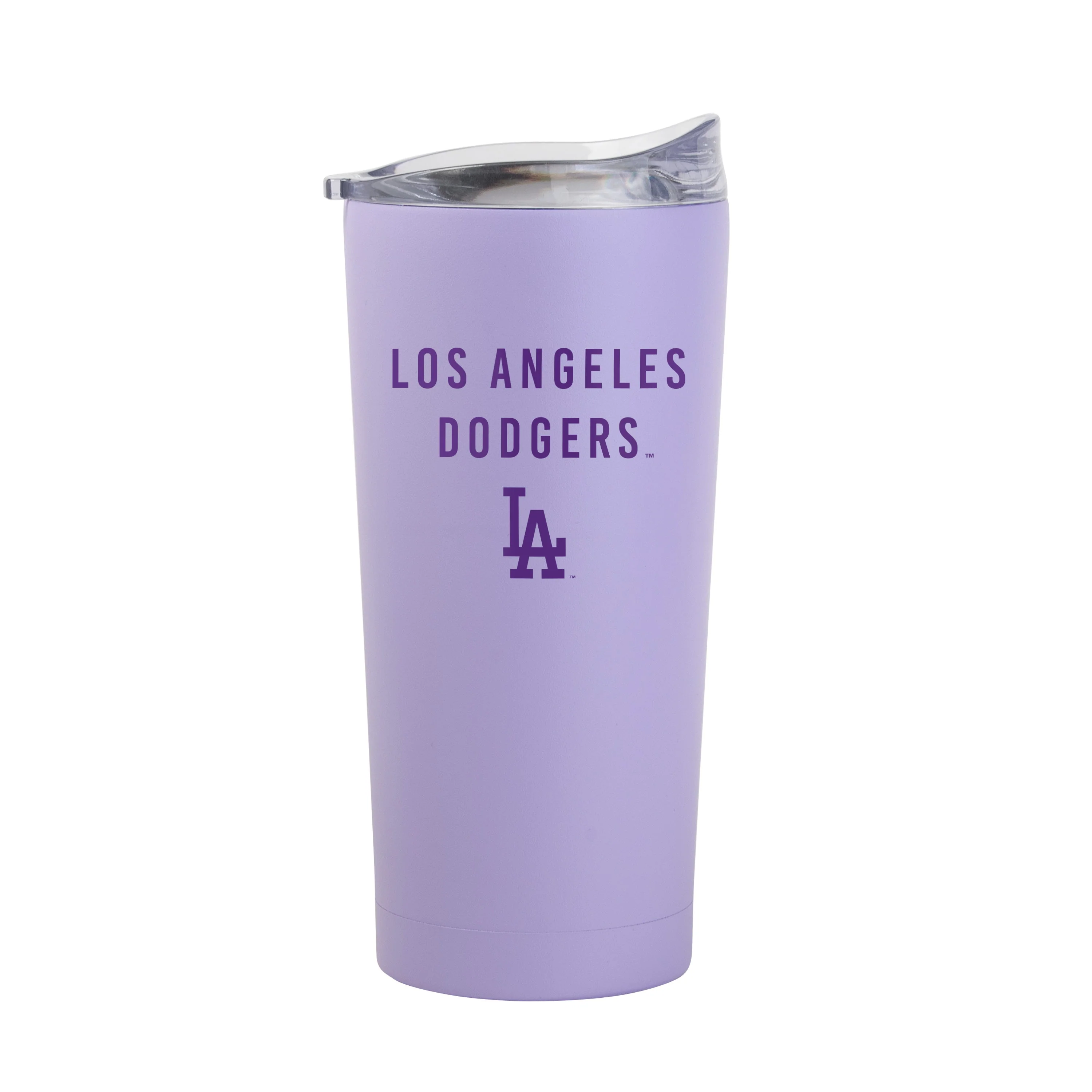 LA Dodgers 20oz Tonal Lavender Powder Coat Tumbler - Image 2