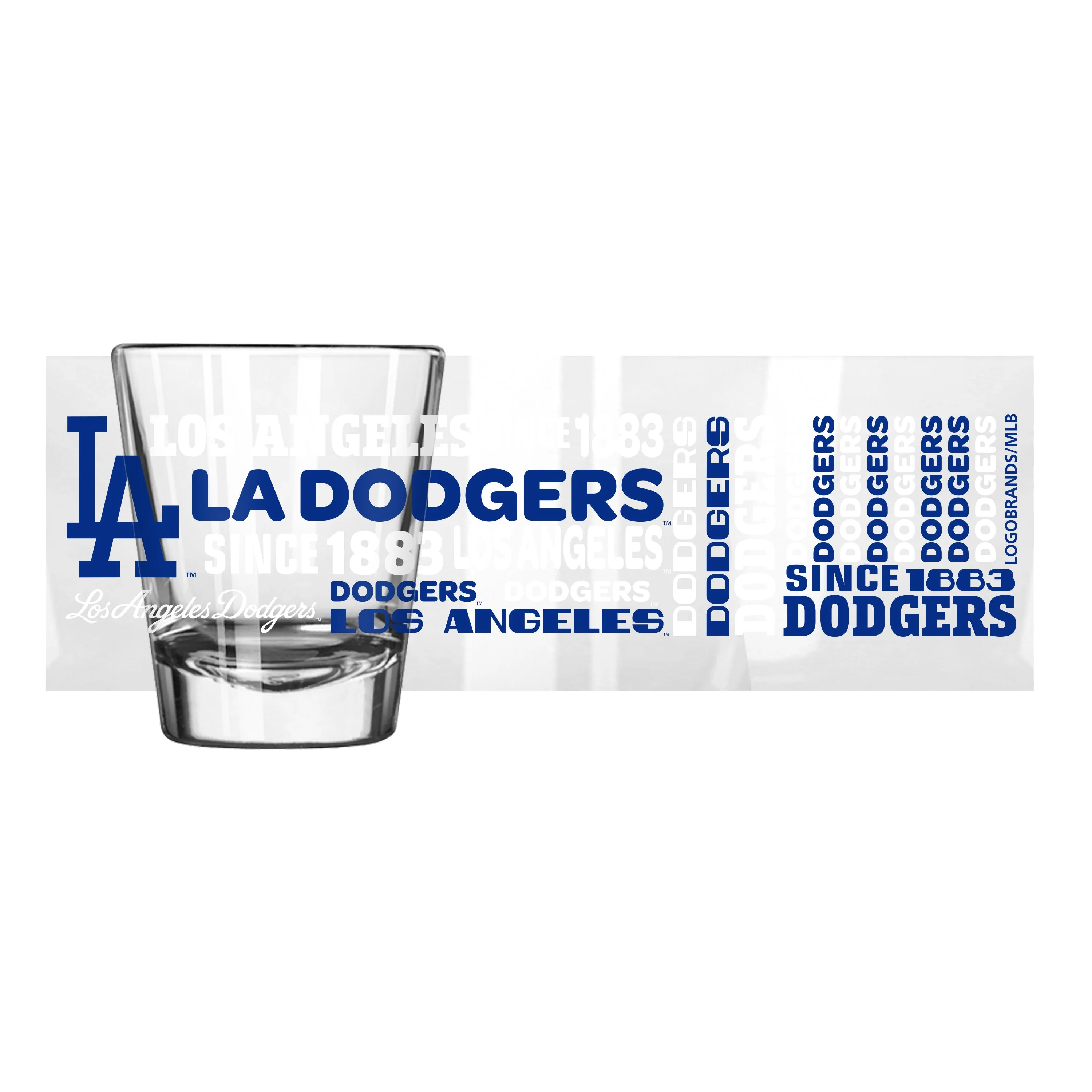 LA Dodgers 2oz Spirit Shot Glass - Image 2