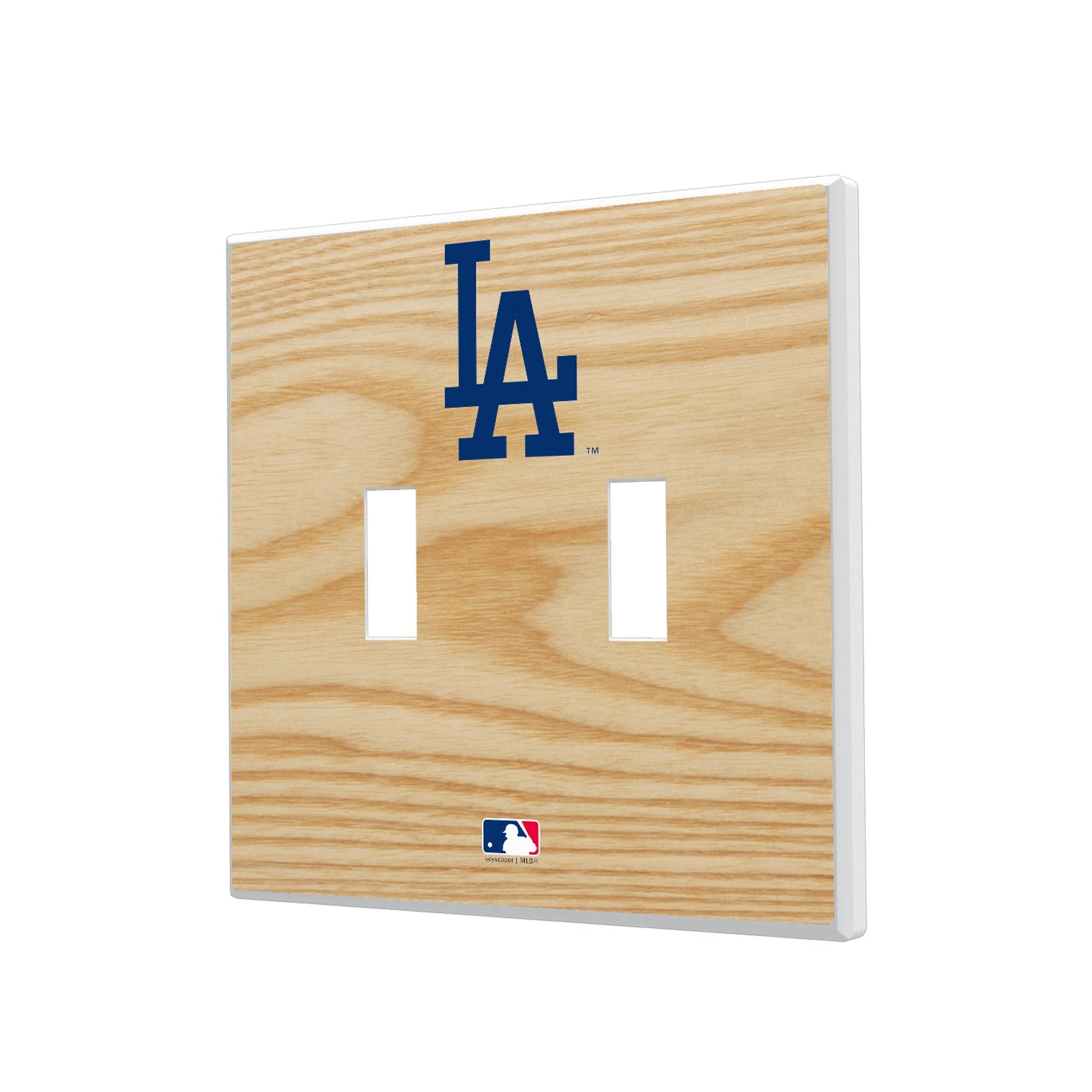 LA Dodgers Baseball Bat Hidden-Screw Light Switch Plate - Image 3