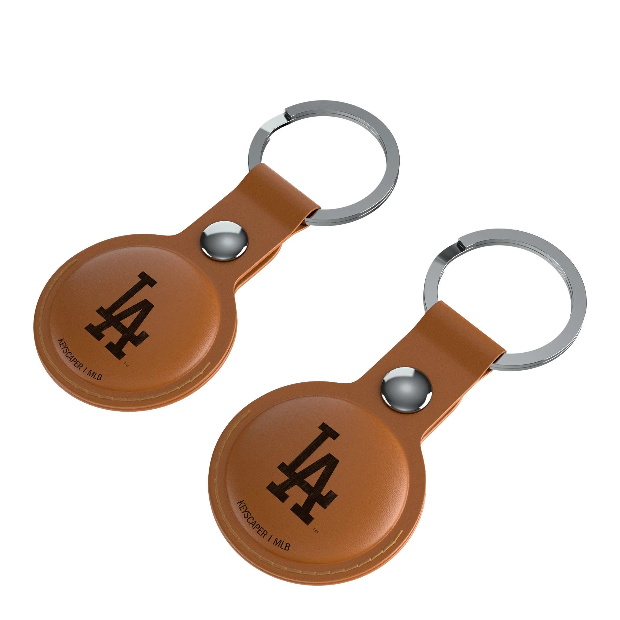 LA Dodgers Burn Brown Airtag Holder 2-Pack - Image 3