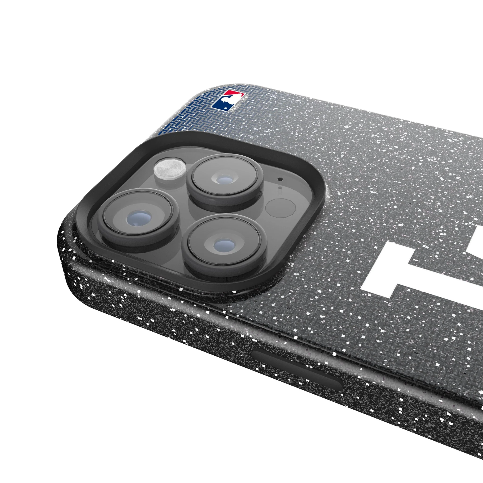 LA Dodgers Linen Bling Phone Case for Apple iPhone - Image 4