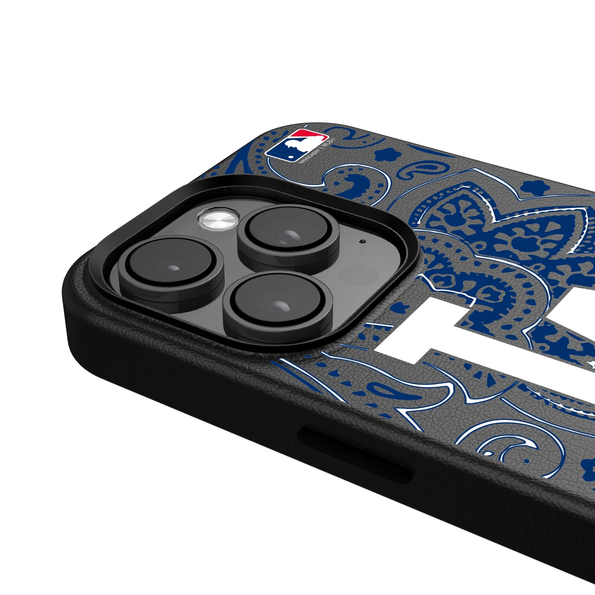 LA Dodgers Paisley MagSafe Compatible Phone Case for Apple iPhone - Image 4