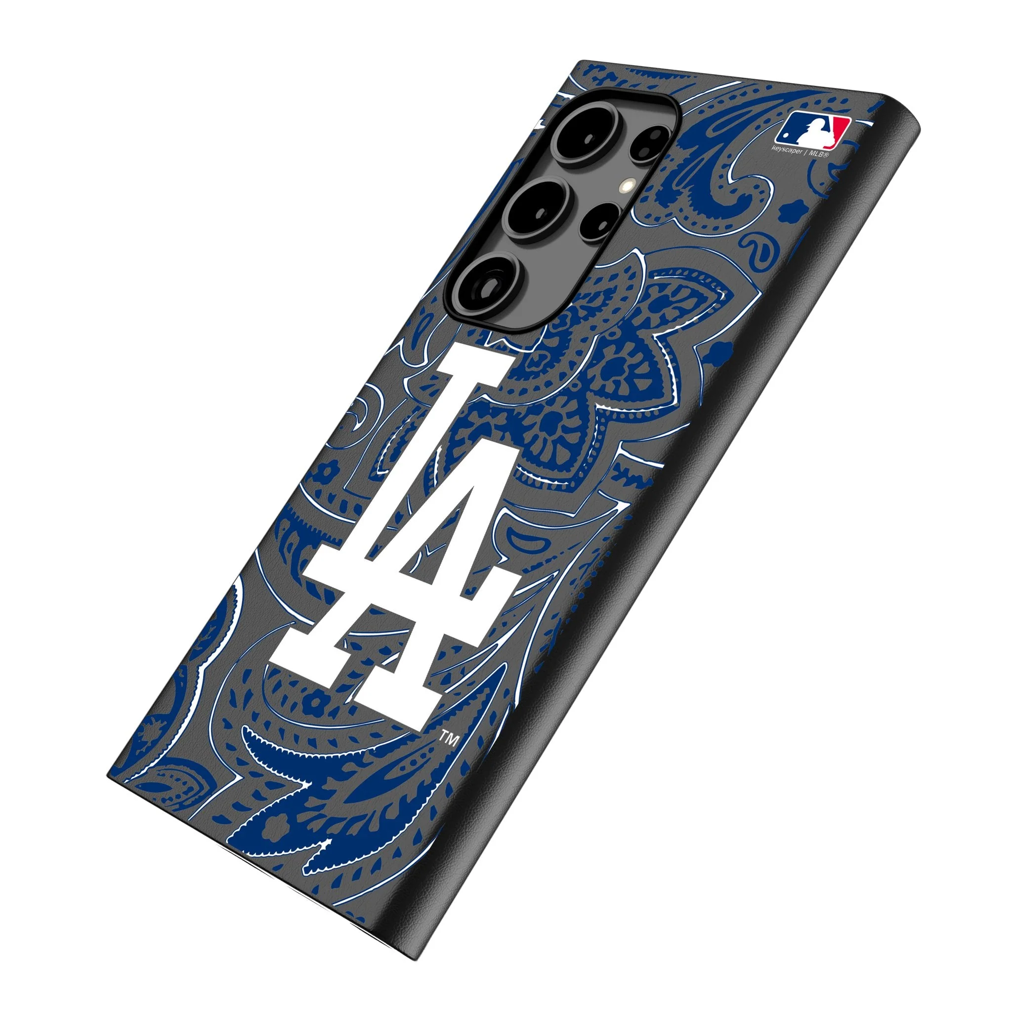 LA Dodgers Paisley MagSafe Compatible Phone Case for Samsung Galaxy - Image 2