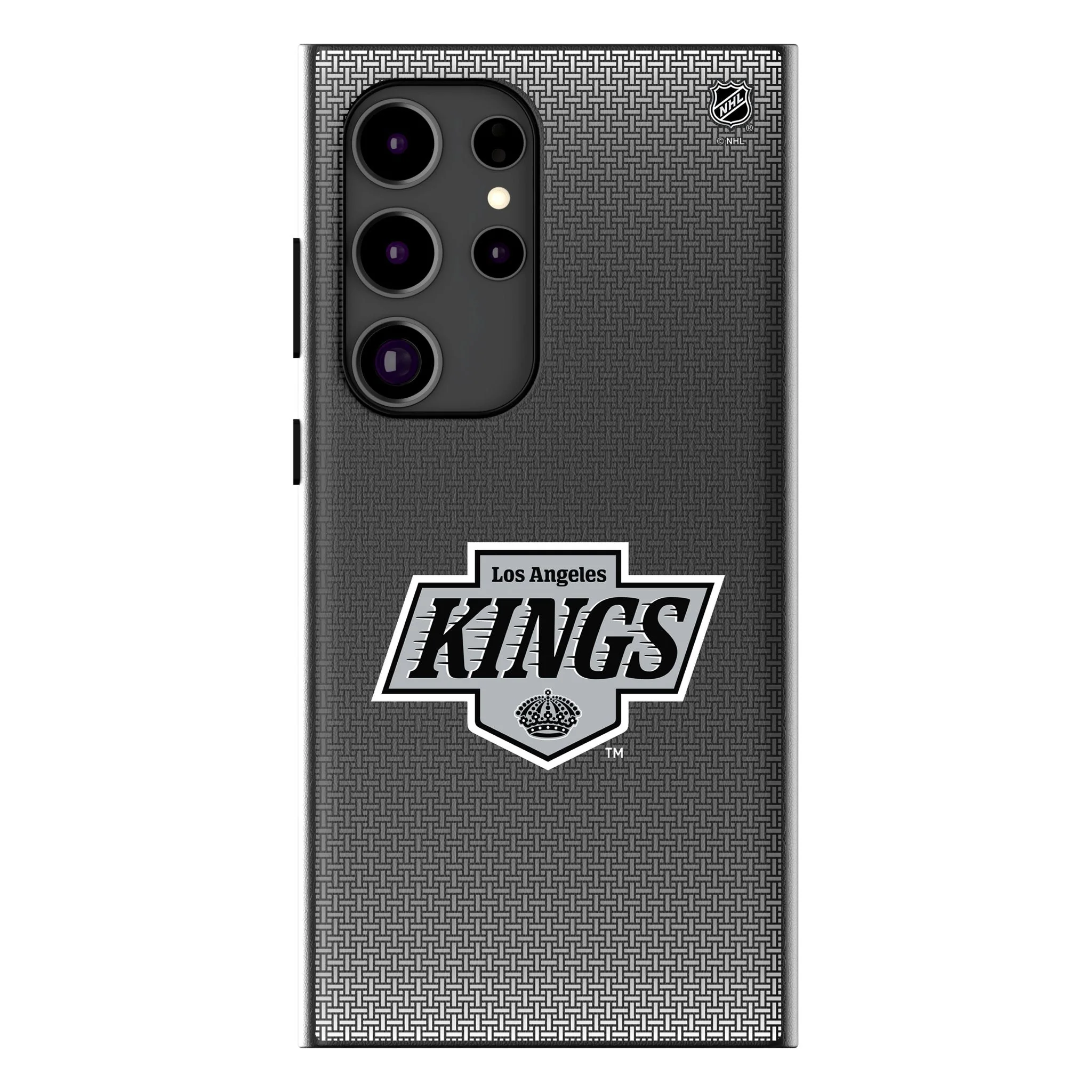 LA Kings Linen MagSafe Compatible Phone Case for Samsung Galaxy