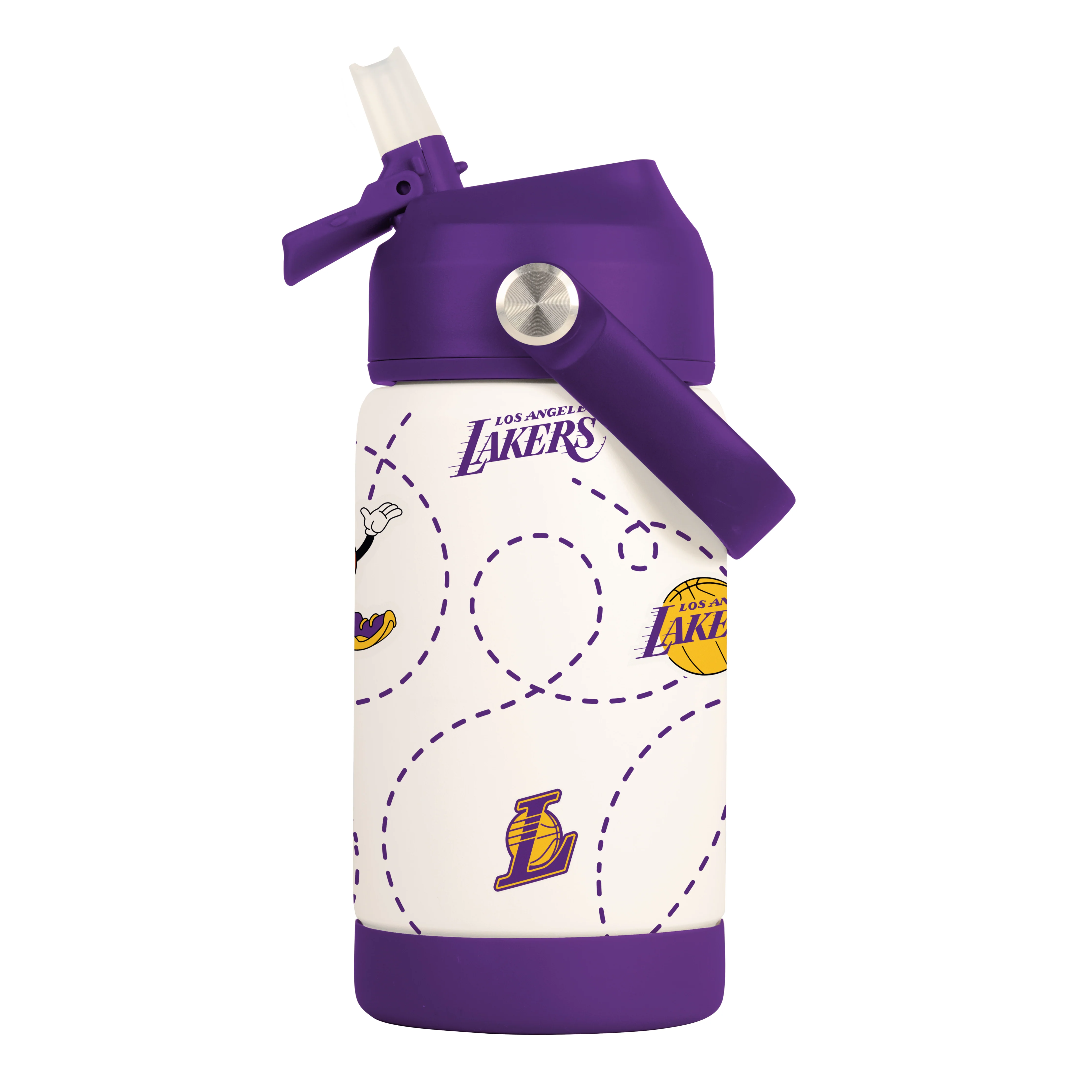 LA Lakers 12oz Mascot SS Kids Bottle - Image 2