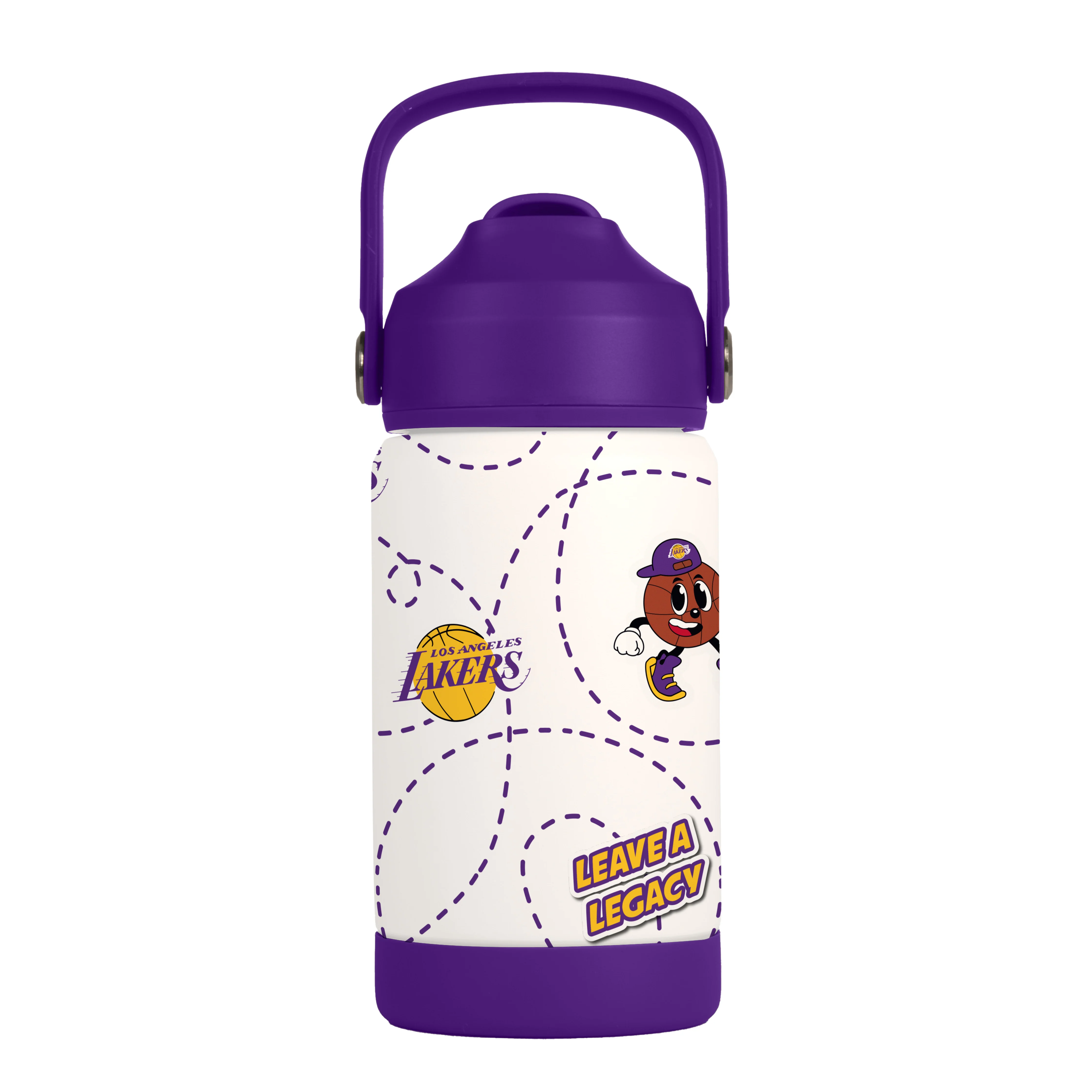 LA Lakers 12oz Mascot SS Kids Bottle - Image 3