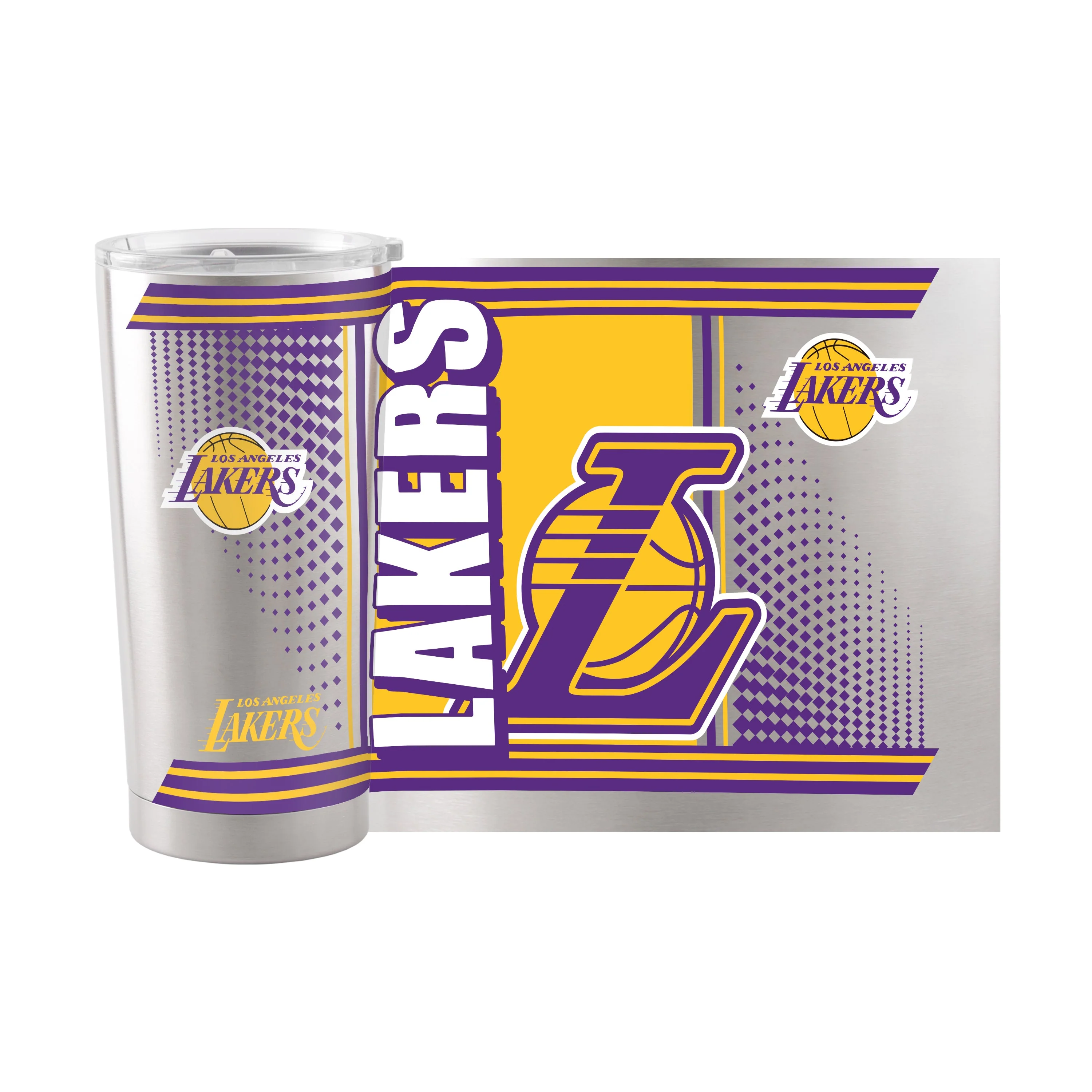 LA Lakers Hero 20oz Stainless Tumbler - Image 2