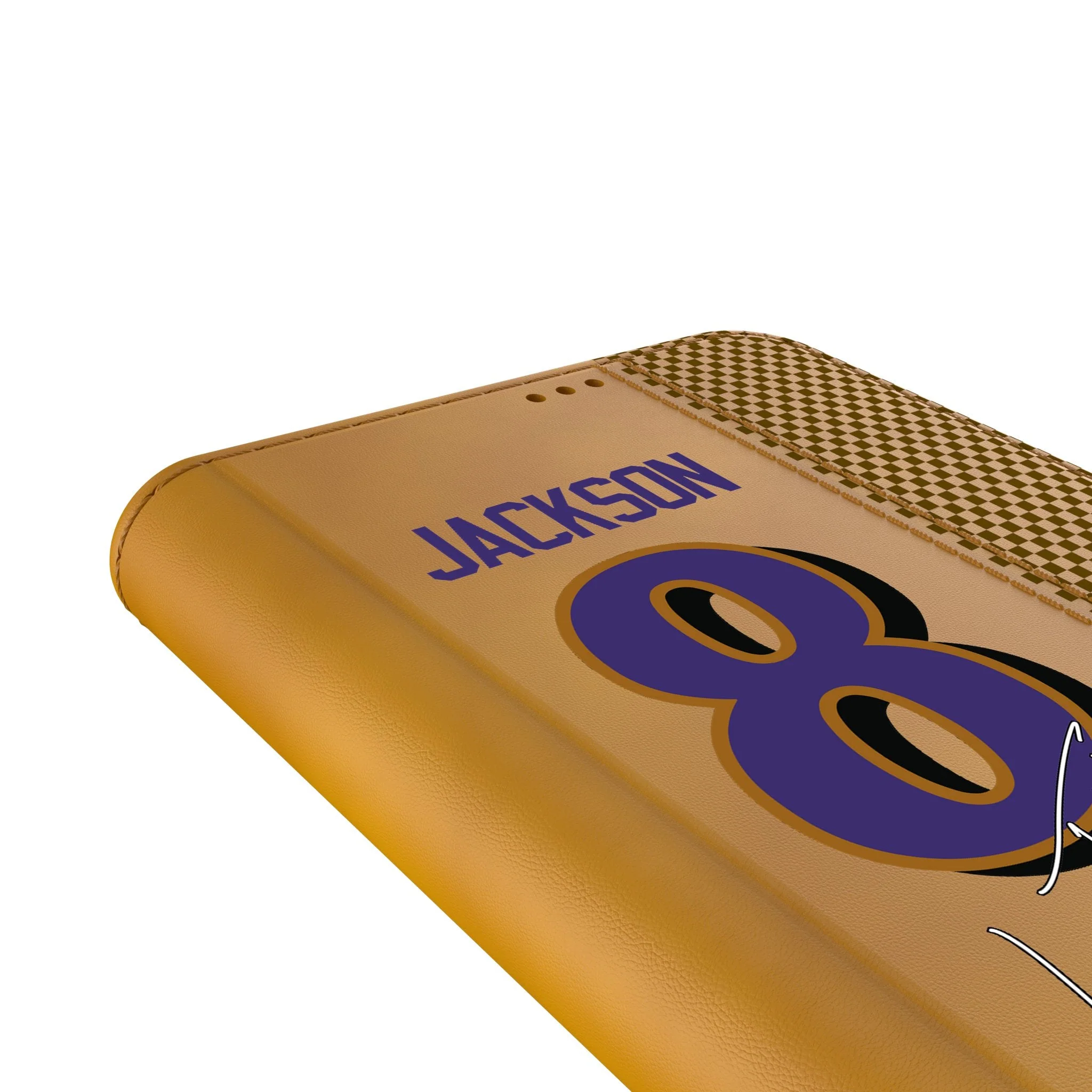Lamar Jackson Baltimore Ravens 8 Game Tactic Folio Phone Case for Samsung Galaxy - Image 5