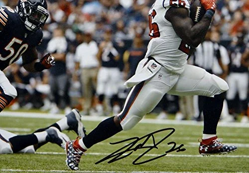 Lamar Miller Autographed Black Houston Texans 8x10 Running Photo- JSA W Auth - Image 2