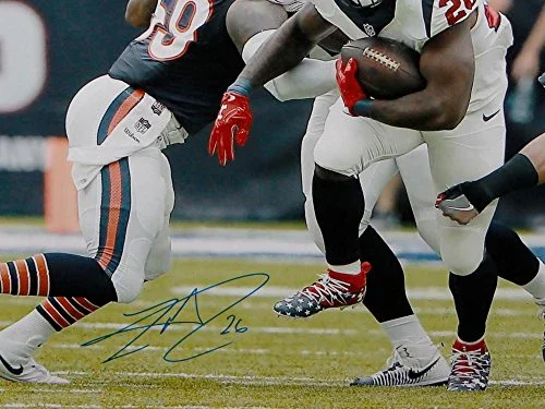 Lamar Miller Autographed Houston Texans 16x20 vs Bears Photo- JSA W Auth - Image 2