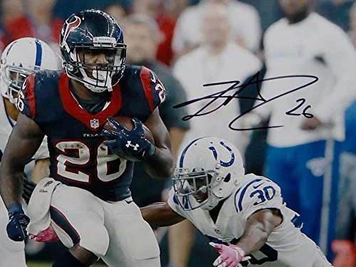 Lamar Miller Autographed Houston Texans 16x20 vs Colts Photo- JSA W Auth - Image 2
